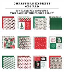 Echo Park Paper Pad 6x6" - Christmas Express